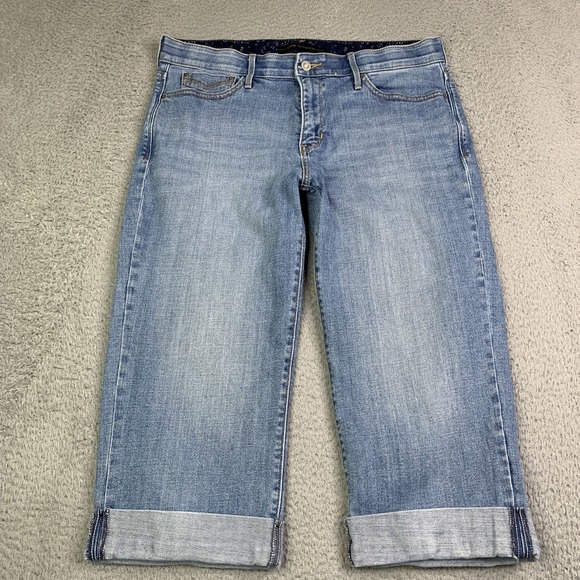 Levis Jeans Women's Size 12 Capri Pants 525 Perfect Waist Cropped Cuffed - Picture 1 of 11